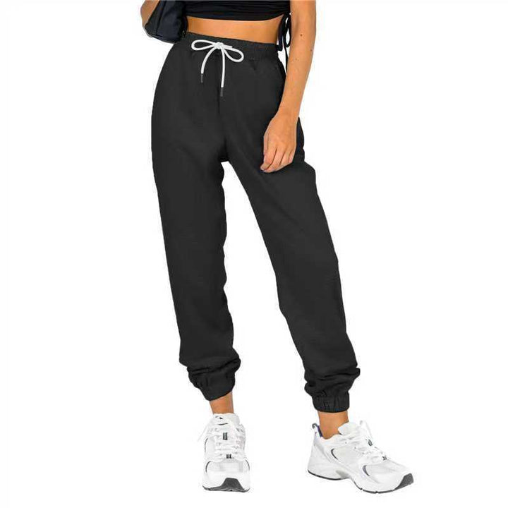 Women Comfortable Relaxed Fit Jogging Pants with Elastic Waistband and Practical Pockets Chic & Stil