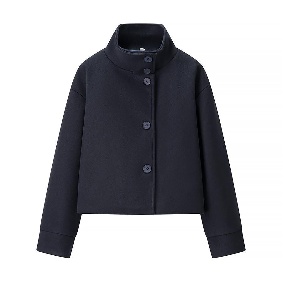 Lune London | Women's elegant short jacket with stand-up collar and stylish button details