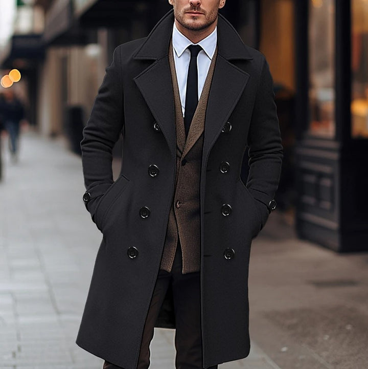 Classic wool coat for men Lune London