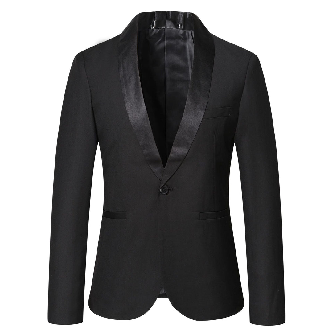 Men's Elegant Tuxedo Blazer with Satin Shawl Lapel Lune London