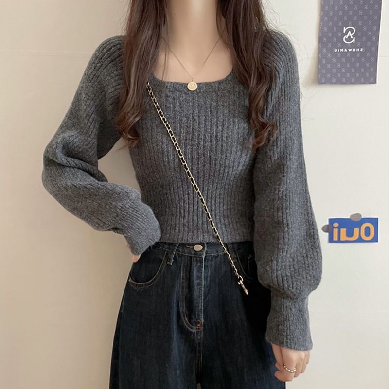 Pull en tricot pour dames avec des manches larges Chic & Stil