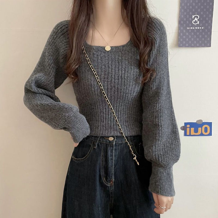 Pull en tricot pour dames avec des manches larges Chic & Stil