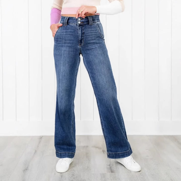 High-waisted wide jeans for women with a comfortable fit Chic & Stil