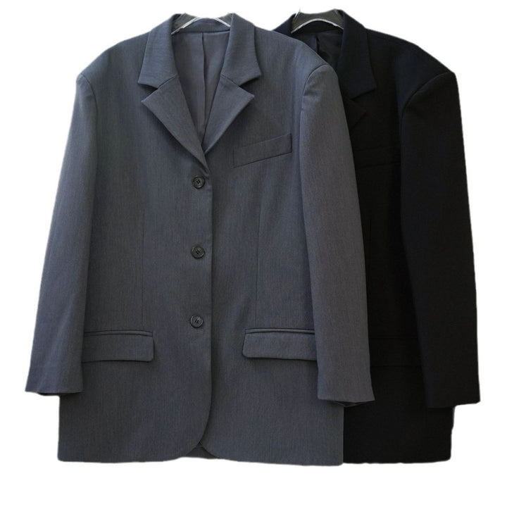 Women's Loose Tailoring Blazer in Oversized Cut with Dropped Shoulder Amarae