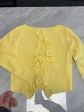 Elegant knitted jacket for women with gathered details and feminine cut Amarae