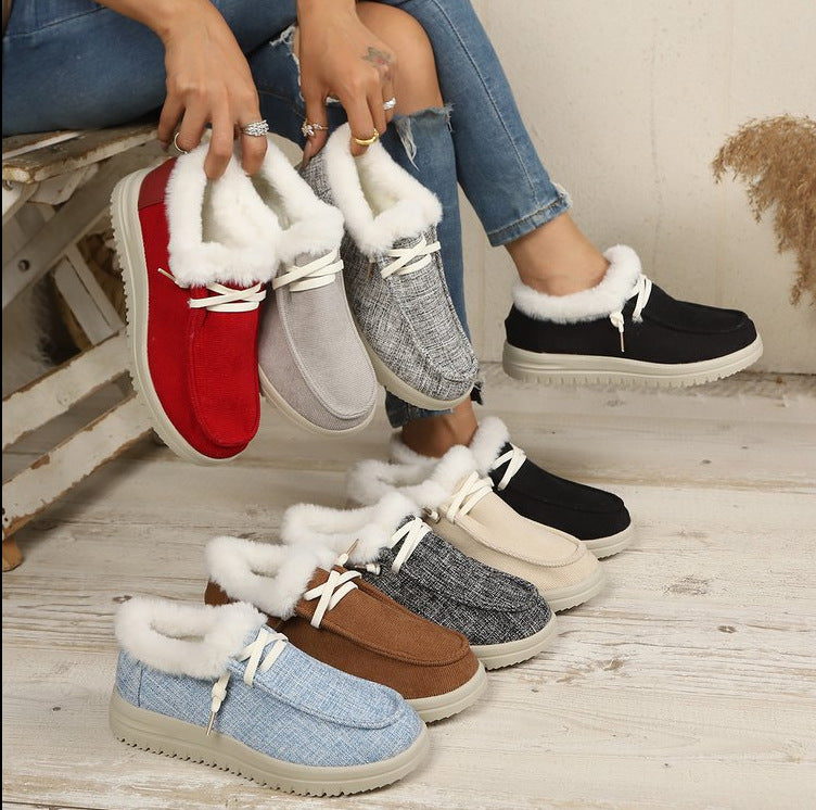 Women's Insulated Slip-On Mules with Teddy Lining and Textured Platform Sole Amarae
