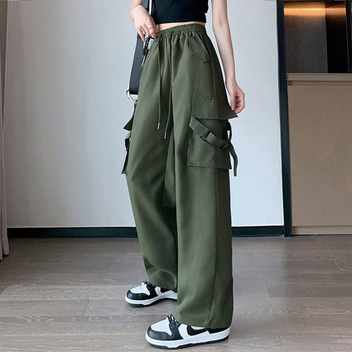 Women's cargo pants with adjustable drawstrings Chic & Stil
