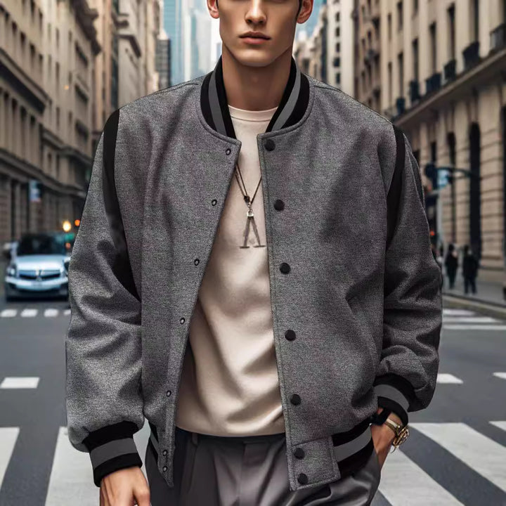 Trendy bomber jacket for men with contrasting details Lune London