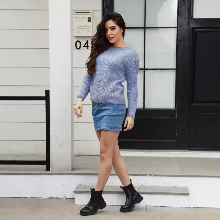 Luxurious sweater for women with a soft knit pattern Lune London