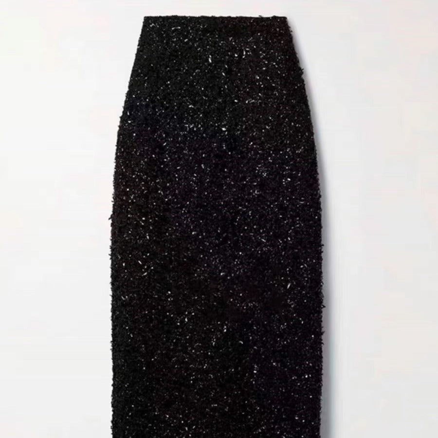 Jupe Maxi Brillante pour Femmes avec Taille Haute Chic & Stil