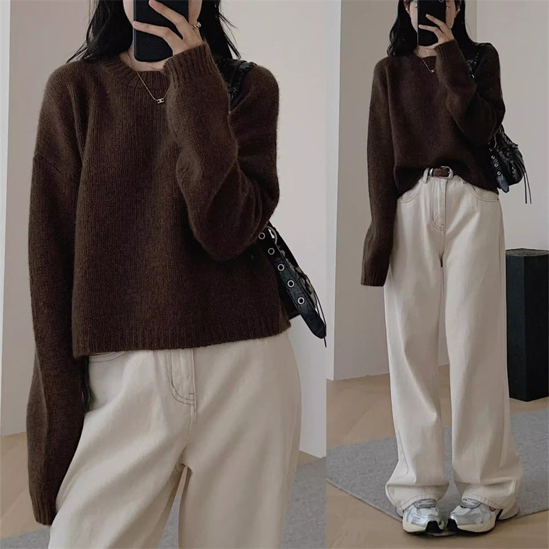 Pull en tricot confortable pour femmes avec coupe décontractée et style casual Chic & Stil