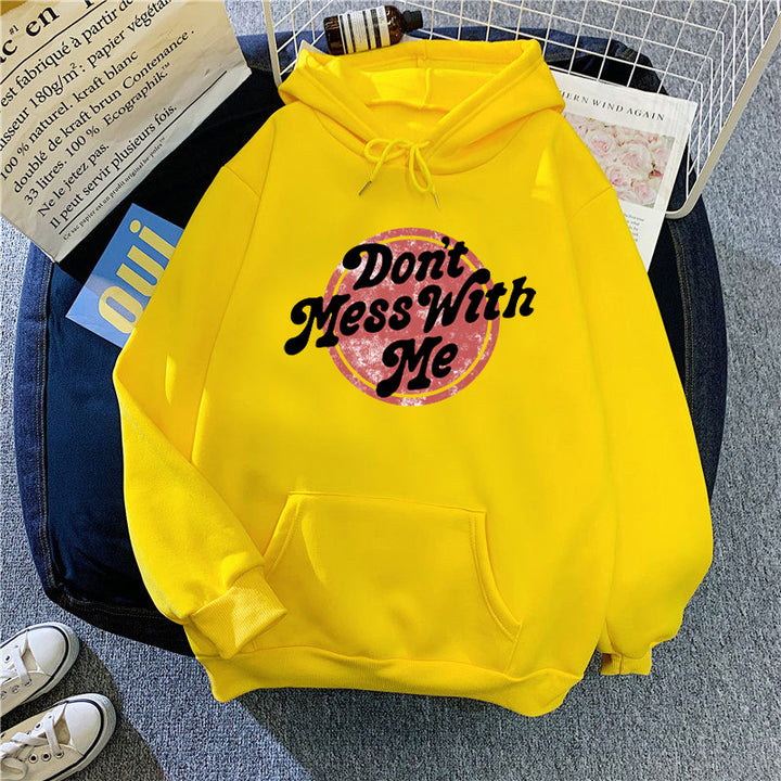 Women's hoodie with casual statement design Chic & Stil