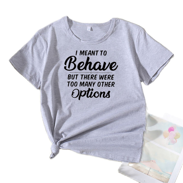 Ladies Casual Humor T-Shirt Lune London