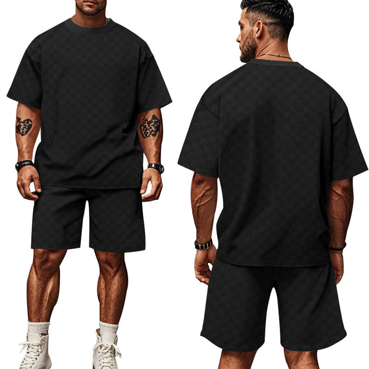 Casual set for men with oversized t-shirt and shorts Lune London
