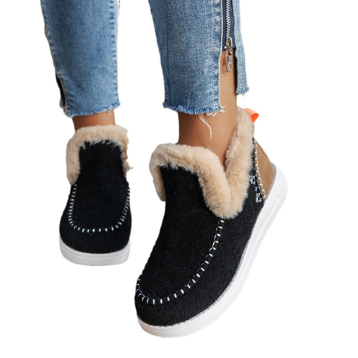 Comfortable winter boots for ladies with plush lining and sturdy sole Lune London