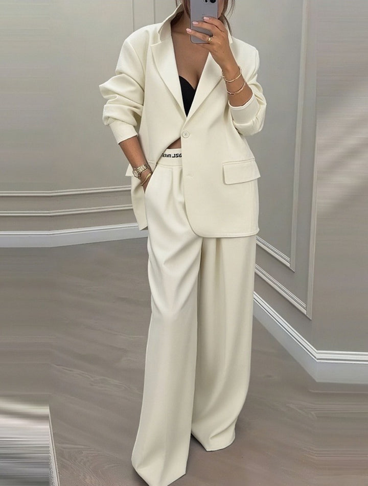 Ensemble de blazer oversized à la mode pour femmes avec pantalon de costume élégant Chic & Stil