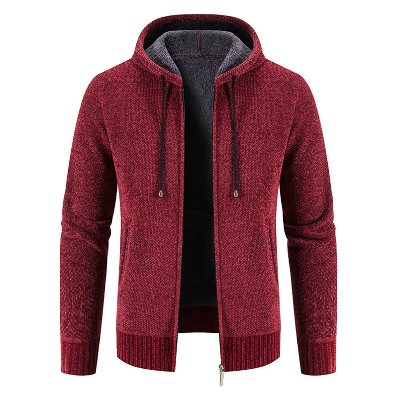 Hooded jacket for men with soft lining and innovative design Lune London
