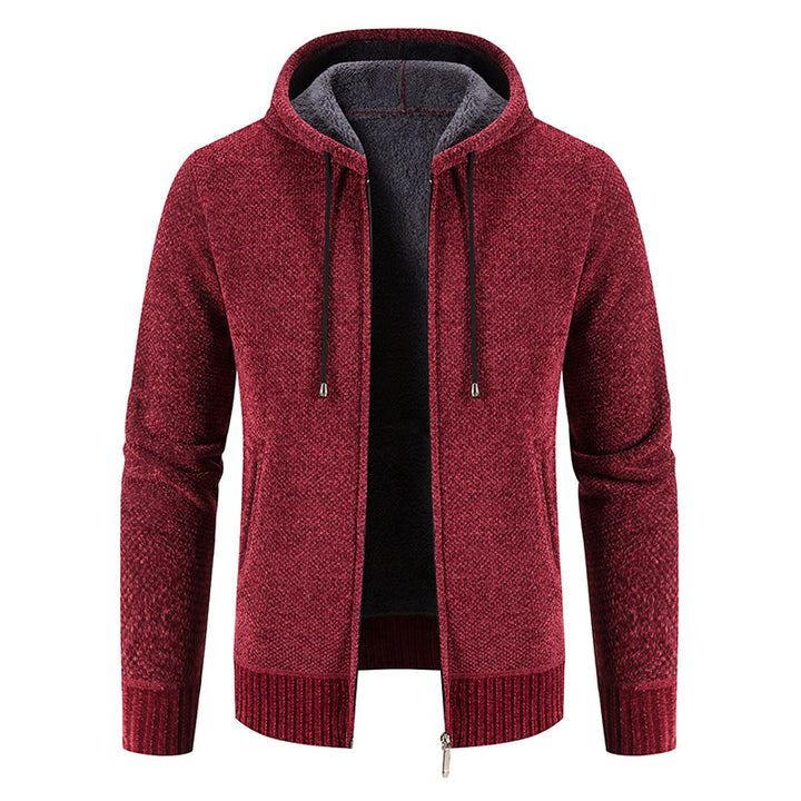 Hooded jacket for men with soft lining and innovative design Lune London
