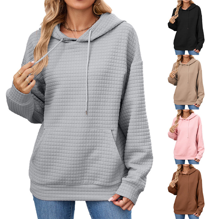 Ladies hoodie with special structural details Lune London
