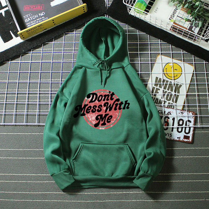 Women's hoodie with casual statement design Chic & Stil