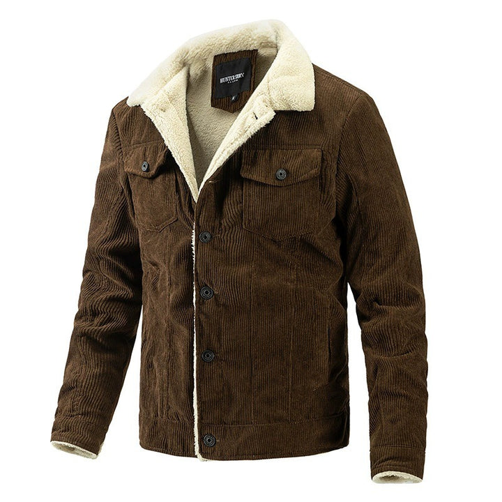 Comfortable corduroy jacket for men with warm lining Lune London