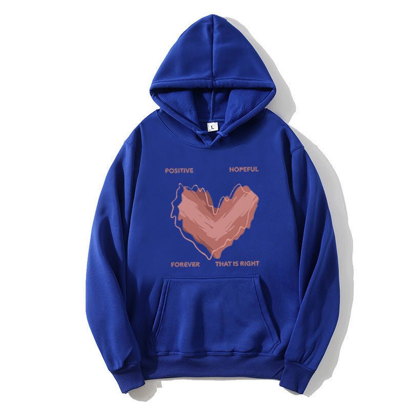 Women's hoodie with inspiring heart motif Chic & Stil
