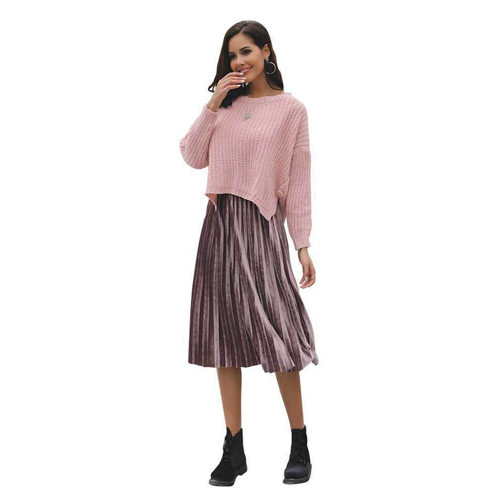 Chunky knit sweater with texture for women Lune Londonl
