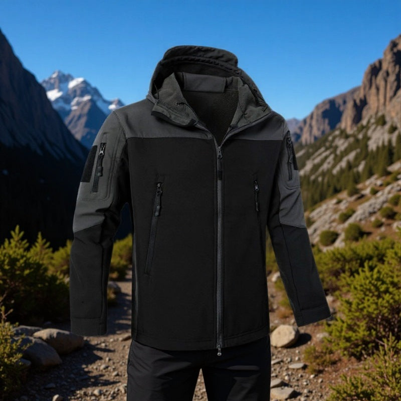 Multifunctional softshell jacket for men Lune London