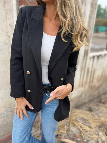 Elegant double-breasted blazer for women Lune London