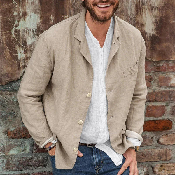 Lune London | - Lightweight cotton blazer for men: Comfort and style