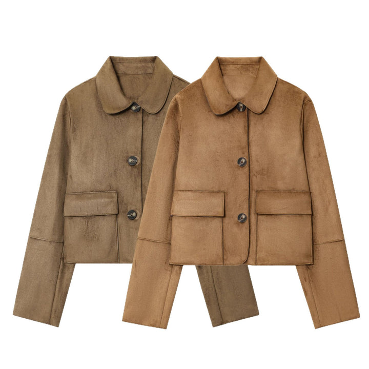 Short jacket for women with practical pockets Lune London