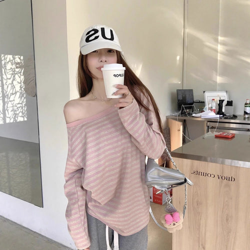 Women's casual striped long-sleeve shirt Chic & Stil