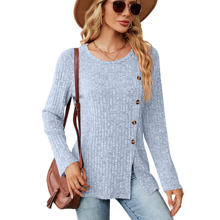 Haut en tricot à manches longues pour femmes Chic & Stil