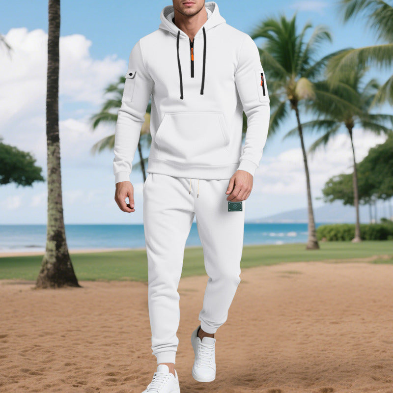 Men's sweatshirt set with practical pockets and drawstring Lune London