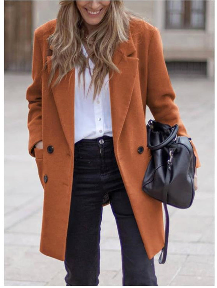 Elegant wool coat for women Amarae