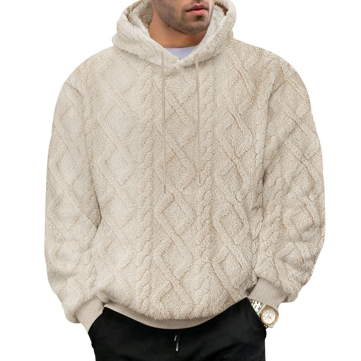 Men's Fleece Hoodie with Structured Design Lune London