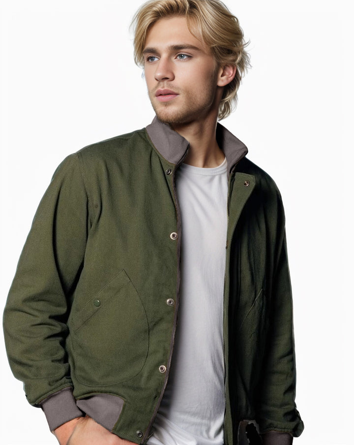 Elegant transition jacket for men with two pockets Amarae