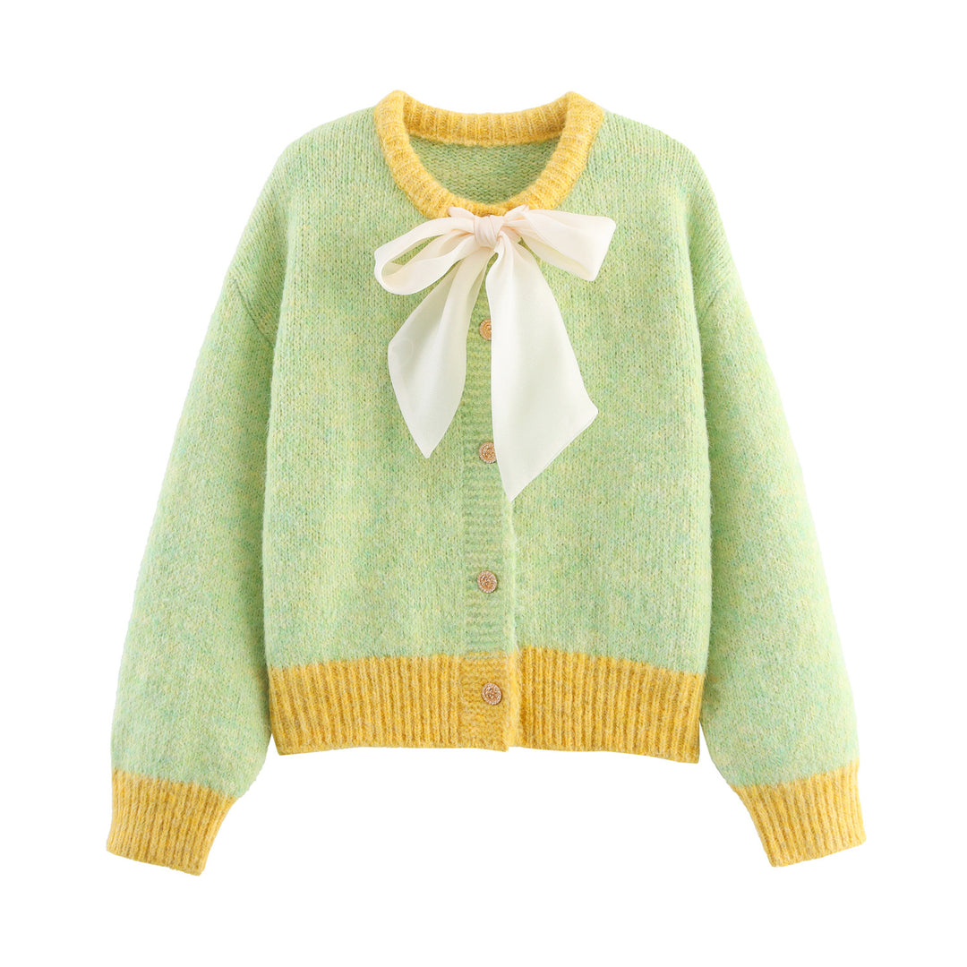 Ladies comfortable pullover with bow closure Lune London