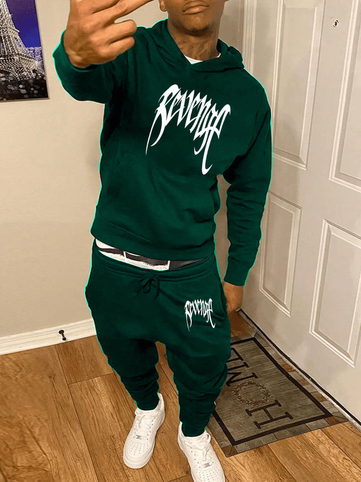 Women's hoodie and jogger pants set with modern print and comfortable fit Lune London