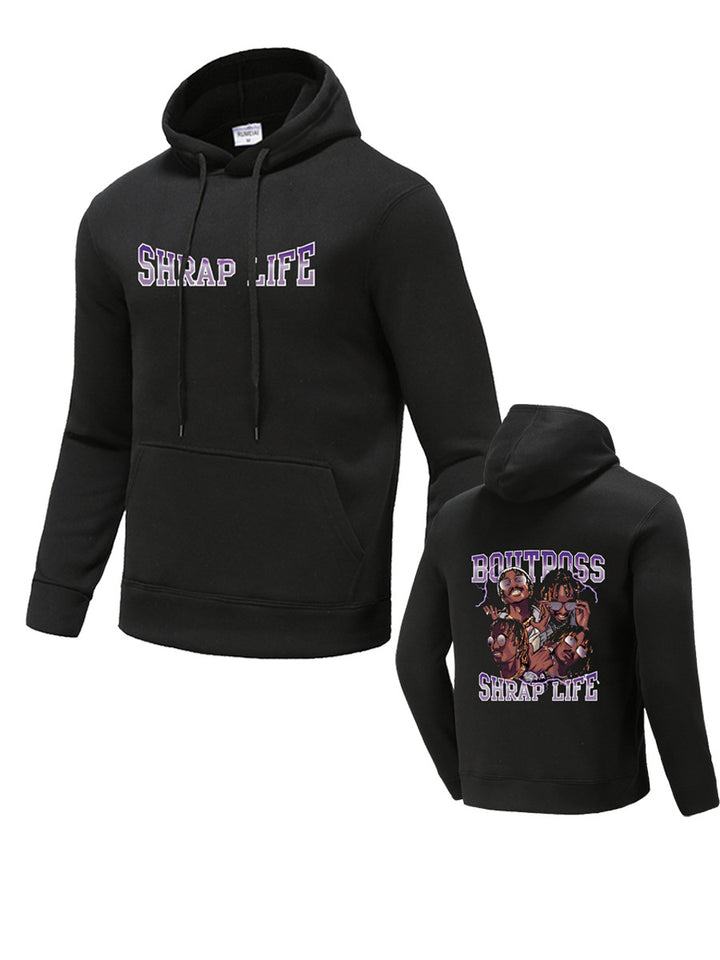 Men's hoodie with creative print design Lune London