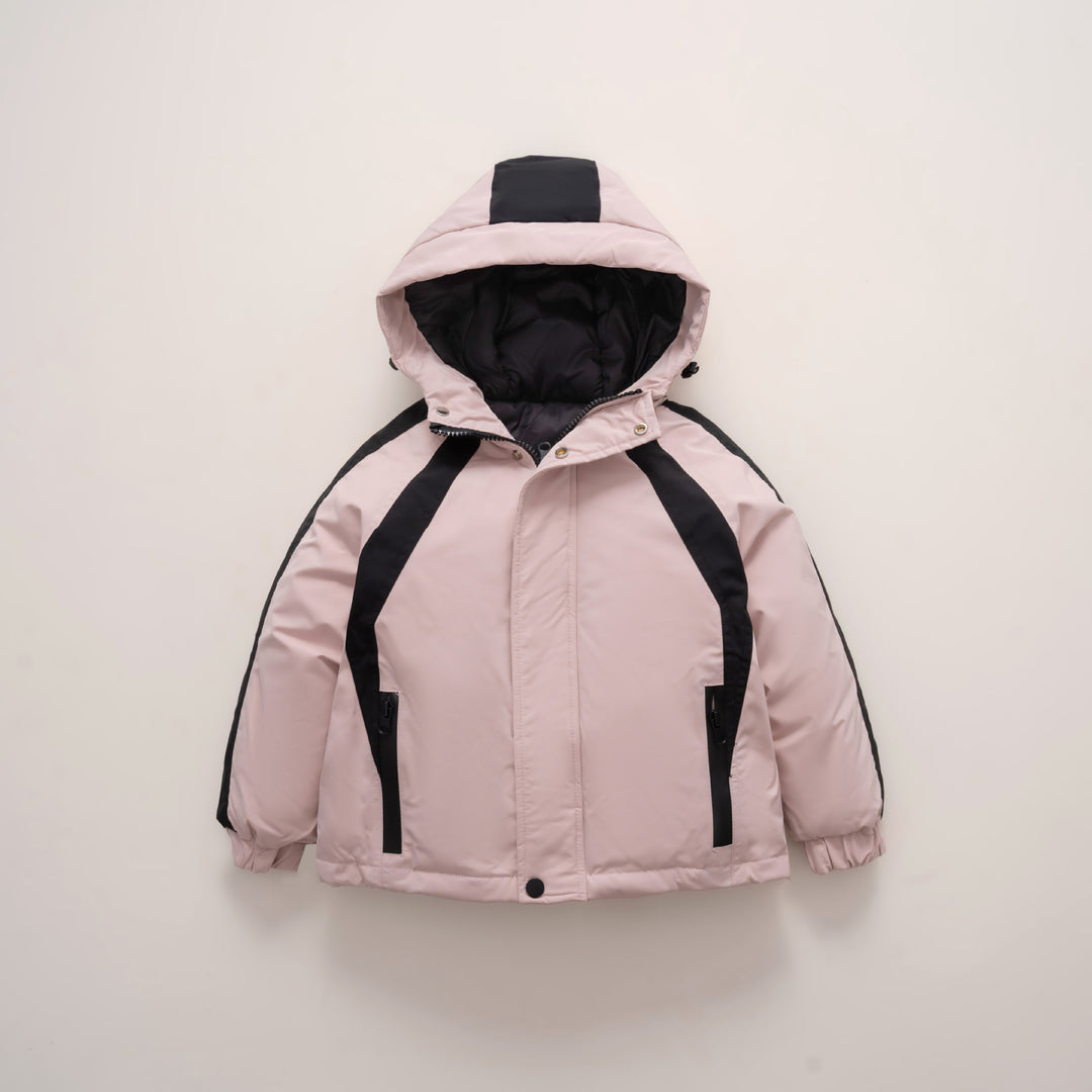 Functional fashion jacket for women with hood and thermoregulating lining Lune London