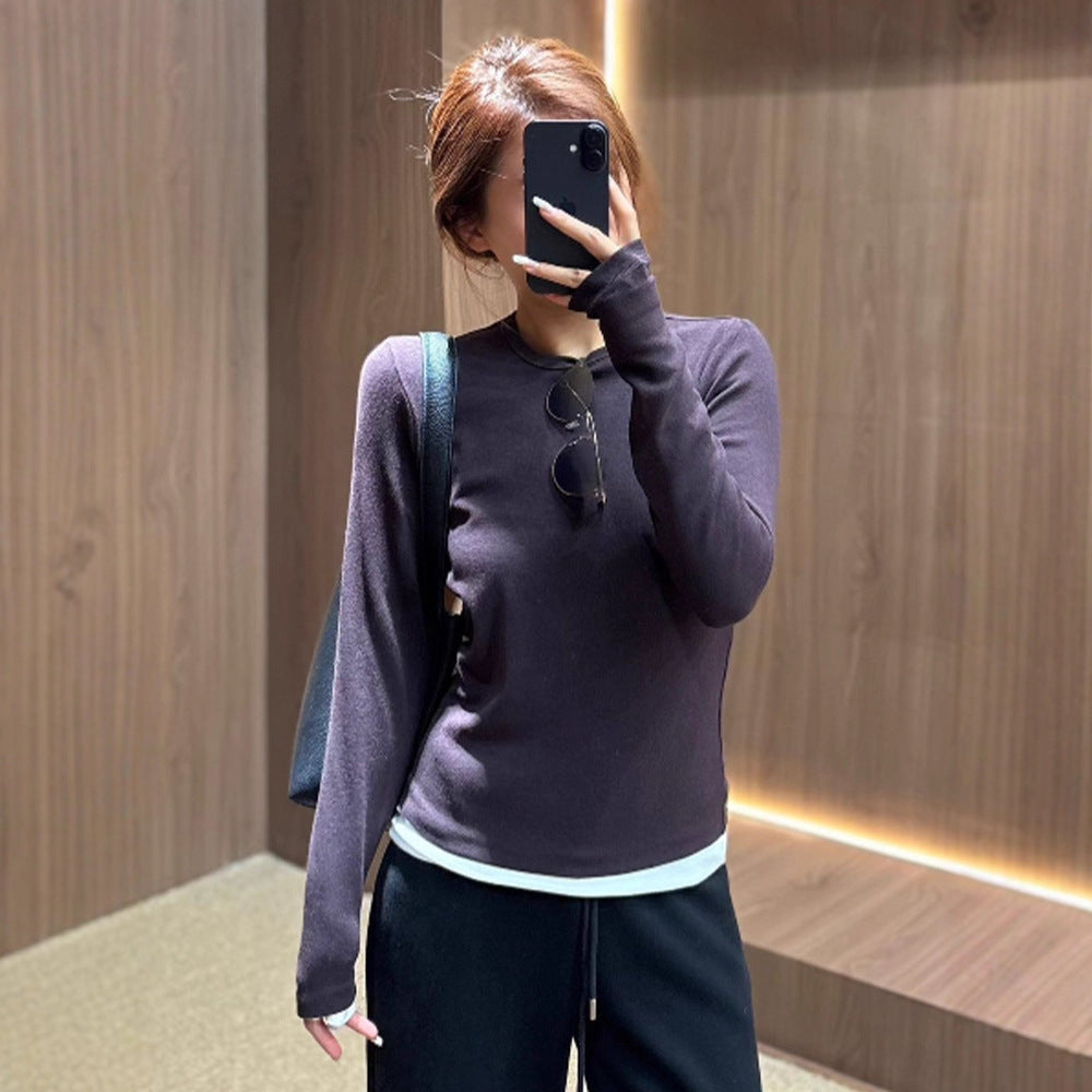 Chemise décontractée à manches longues pour femmes Chic & Stil