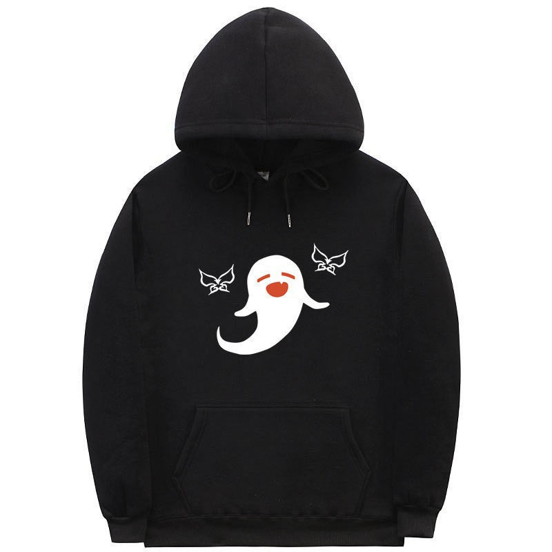 Women's Hoodie with Playful Ghost Design Chic & Stil