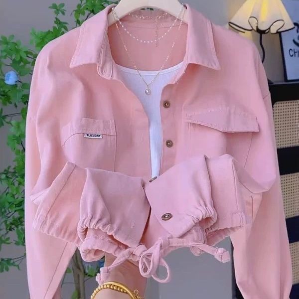 Blouse femme décontractée avec poches à rabat Chic & Stil