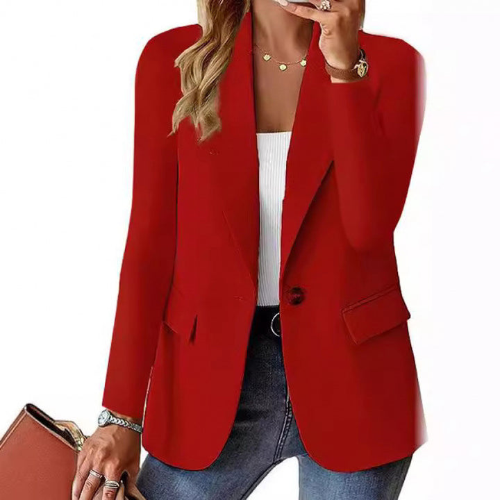 Modern fitted jacket for women with elegant button details Lune London