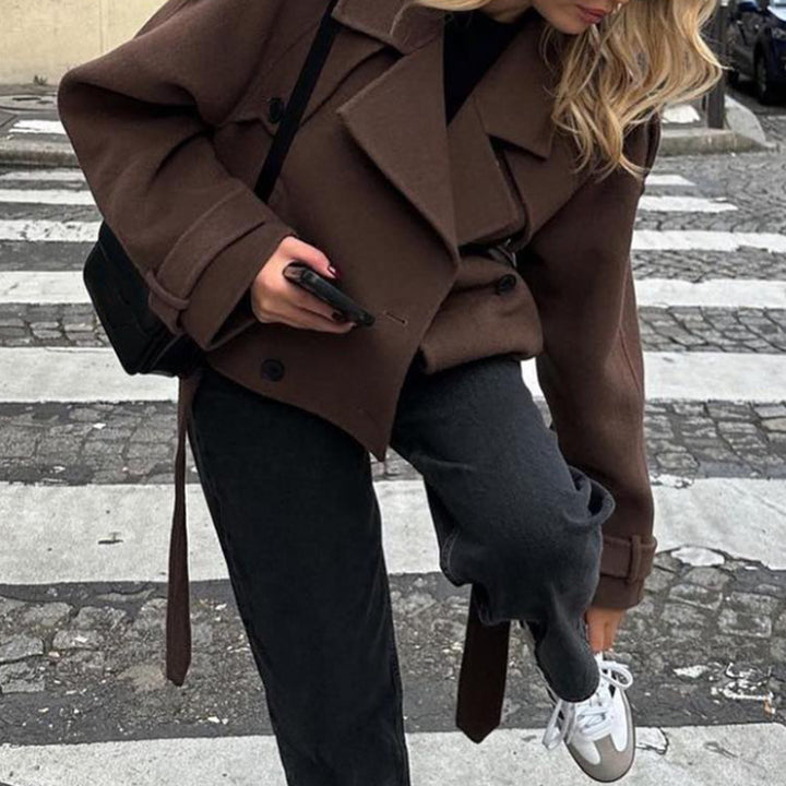 Manteau d'hiver surdimensionné à la mode pour femmes Chic & Stil