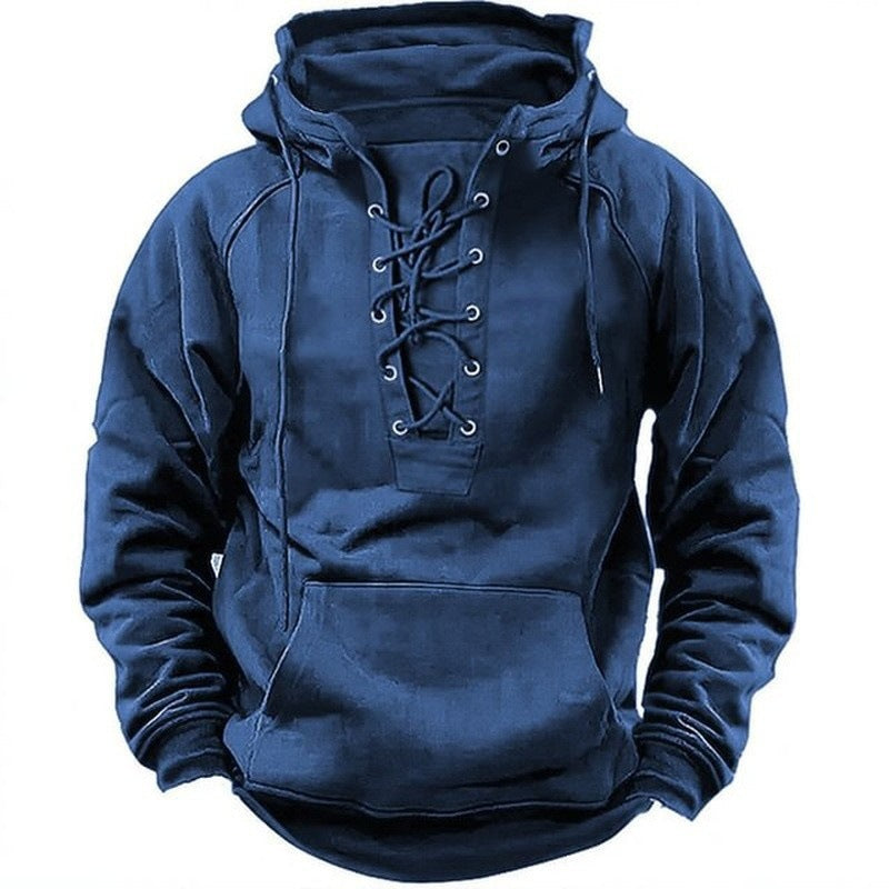 Amarae | Men's hoodie with modern lace-up design and soft inner lining
