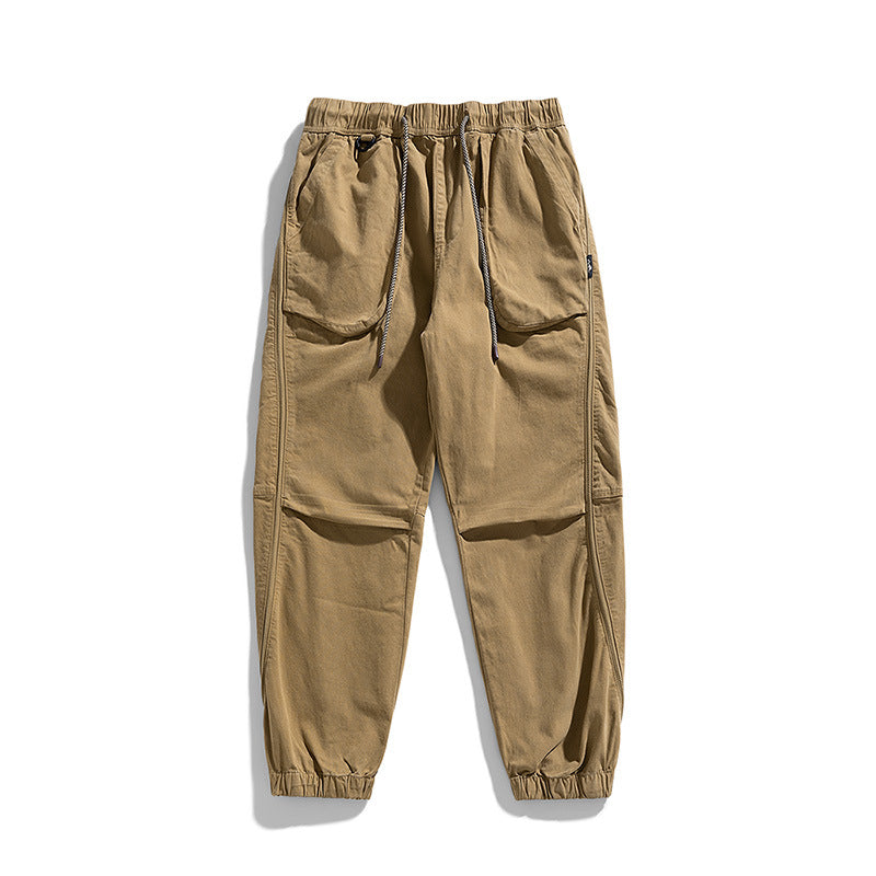 Casual cargo jogging pants for men with elastic waistband Lune London