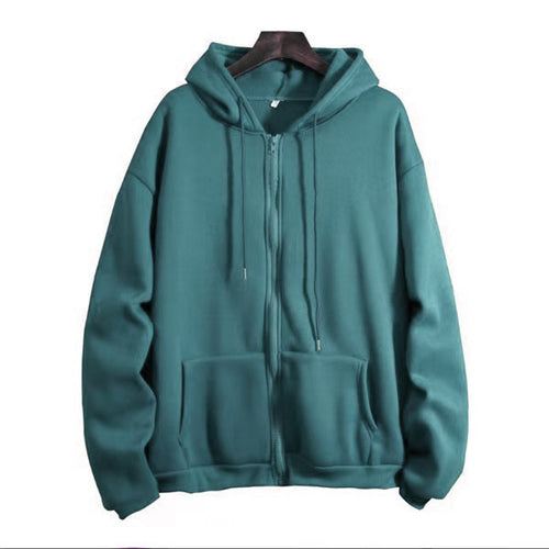 Veste à capuche pour femmes avec zip intégral et poches kangourou pratiques Chic & Stil
