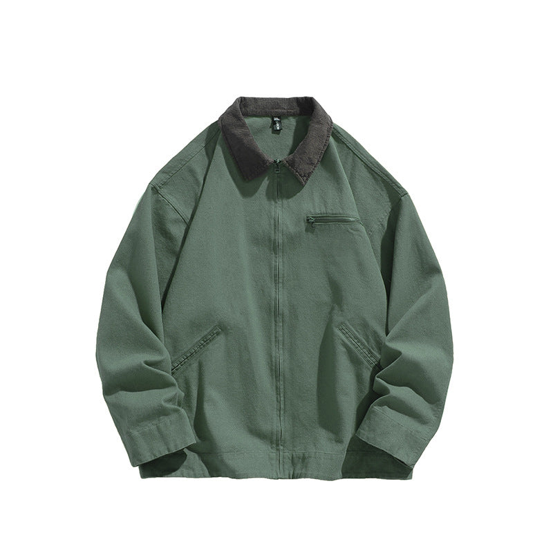 Casual transition jacket for men with sturdy high collar Lune London